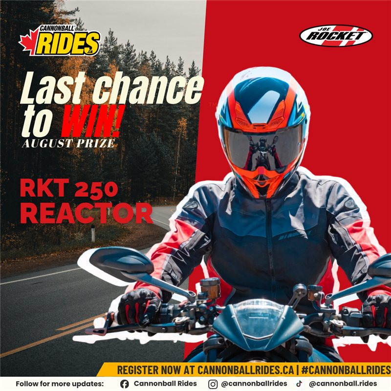Cannonball Rides contest social media promo